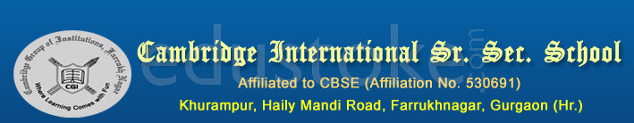  Cambridge International Senior Secondary School