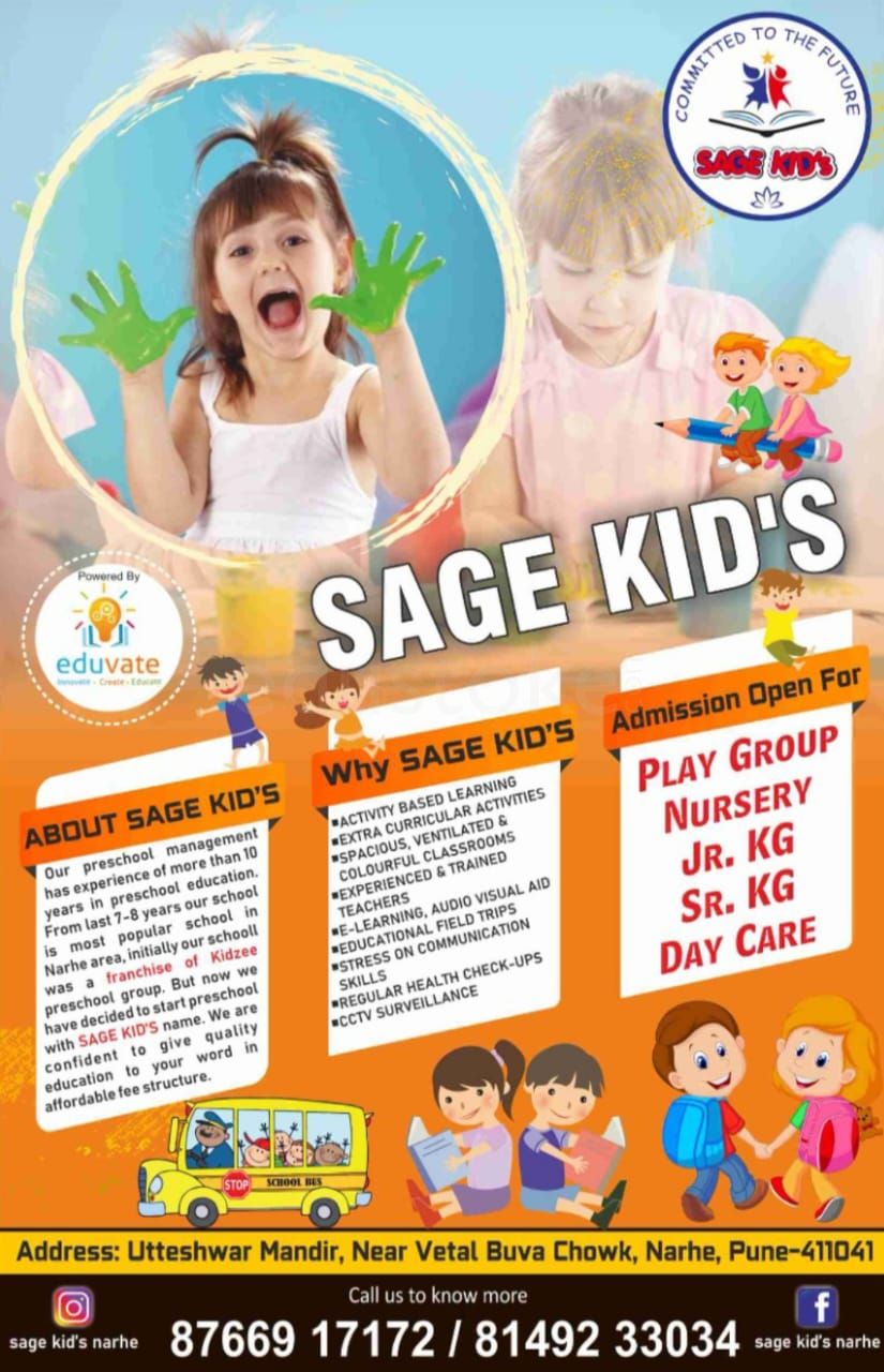  SAGE KIDS  Narhe