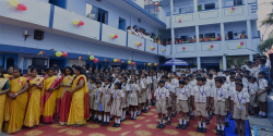 State Board Schools in Sahakara Nagar, Bangalore, SRI VINAYAKA VIDYA KENDRA, Kodigehalli, Thindlu Main Road, Sahakaranagar (Post), Sahakar Nagar,Kodigehalli, Bengaluru