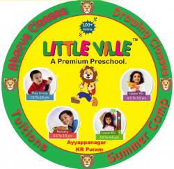 Best Day Care Centres in K R Puram, Bangalore, Little ville Ayyappanagar, KR Puram, No.38/1,2nd Cross, Sri Sathya Sai Baba Layout, Kodigehalli Main Road, Ayappanagar,KR Puram Bangalore-560036, KR Puram, Bengaluru
