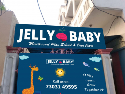 Montessori Play schools in Faridabad, Jelly Baby Playschool, 183, Ground Floor, Hotel, behind Saffron Kiran, Ashoka Enclave Part 3, Sector 35, Sector 35, Faridabad