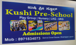 Pre schools, Playschools schools in RMV Extension, Bangalore, KUSHI PRE SCHOOL, #309, 5th Cross, 1st Main, Badrappa layout, Behind Smart Bazaar, Maruti Nagar,Devinagar, Bengaluru