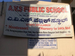 AVS PUBLIC SCHOOL, Krishna Reddy Layout,Electronic City, Bengaluru