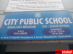 City Public School, Ahmed Nagar,Masab Tank, Hyderabad