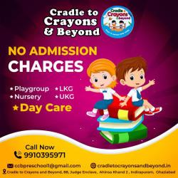 Pre School near Judges Enclave, Ghaziabad, Cradle to Crayons, 88, JUDGE ENCLAVE AHINSA KHAND 2 INDIRAPURAM, INDIRAPURAM, Ghaziabad