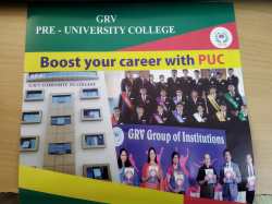 Best PU Junior Colleges in Sanjay Nagar, Bangalore, GRV PU COLLEGE, 20, Bellary Rd, Dena Bank Colony, Ganganagar, Dena Bank Colony,Ganganagar, Bengaluru