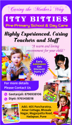 Pre School near Bhosale Nagar, Pune, Itty Bitties Day Care and Pre Primary School Bhosale Nagar, Bhosale Nagar, Hadapsar, Bhosale Nagar, Pune
