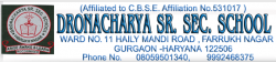 Schools in Farukh Nagar, Gurgaon, Dronacharya Senior Secondary School, Ward No. 11, Haily Mandi Road, Farukh Nagar, Gurgaon, Gurugram