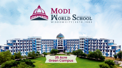 Schools in Jhunjhunu, Modi World School, WISDOM CITY SAMASPUR ROAD , Wisdom City, Jhunjhunu