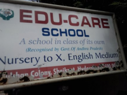State Board Schools in Golconda, Hyderabad, EDUCARE HIGH SCHOOL, 8-1-402/392, ARVIND NAGAR COLONY MAIN RD GULSHAN COLONY, Gulshan Colony,Qutub Shahi Tombs, Hyderabad