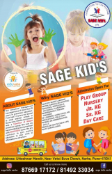 Best Day Care Centres in Wadgaon Budruk, Pune, SAGE KIDS  Narhe, Utteshwar Mandir, near Vetal Buva Chowk, Narhe, Narhe, Pune