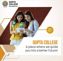 Best PU Junior Colleges in Rajarajeshwari Nagar, Bangalore, GUPTA PU COLLEGE, #808, Outer Ring Rd, 7th Block, Kalidasa Nagar, Banashankari 3rd Stage, Hosakerehalli, Banashankari 3rd Stage,Hosakerehalli, Bengaluru