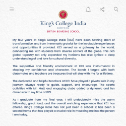 King's College India Galley Image 4
