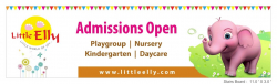 Pre schools, Playschools schools in Nizampet, Hyderabad, LITTLE ELLY, Plot No: 565, Pragathi Nagar, Kukatpally, Hyderabad - 500090, Aurora Colony,Banjara Hills, Hyderabad