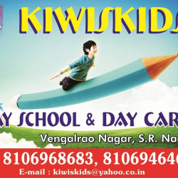 Best Day Care Centres in Ameerpet, Hyderabad, Kiwiskids play school, B-80, Opp. Nagalakshmi Temple, Madhura Nagar, S R Nagar, Sanjeeva Reddy Nagar, Hyderabad