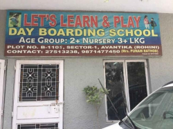 Pre schools, Playschools schools in Rohini, Delhi, LETS LEARN & PLAY, B1105,AVANTIKA, SECTOR-1,ROHINI,  NEAR RAM LILA GROUND, Sector 25,Rohini, Delhi