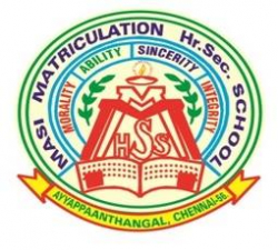 State Board Schools in Iyyappanthangal, Chennai, Masi Matriculation Higher Secondary School, R.R. Nagar, Iyyappanthangal,Poonamallee, Iyyappanthangal, Chennai