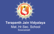 Day School near Washermanpet, Chennai, Terapanth Jain Vidyalaya Matric  Higher Secondary School, 32, Vadamalai Street, Sowcarpet, Peddanaickenpet,George Town, Chennai