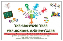 Pre schools, Playschools schools in Salunke Vihar, Pune, The Growing Tree Preschool and Daycare, Survey No  65/64,opp Ashok kamthe Udyan,Wanowrie, Kedari Nagar,Wanowrie, Pune