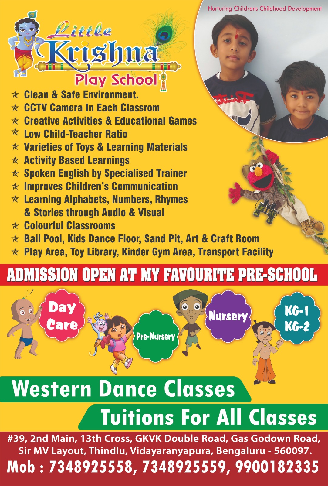 Little Krishna Play School Summer Camp at Little Krishna Play School Virupakshapura, Virupakshapura, Bengaluru 