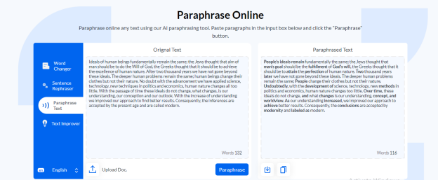 how does paraphrasing help you in writing